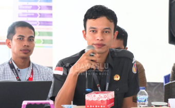 Anggota Bawaslu Kabupaten Buol, Koordinator Divisi Hukum, Pencegahan, Partisipasi Masyarakat dan Humas (HP2H), Moh. Taufik Abdullah.